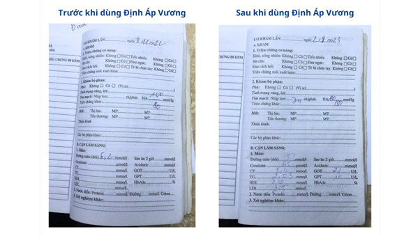 Tôi đã hết đau đầu, chóng mặt, đánh trống ngực do huyết áp cao nhờ Định Áp Vương