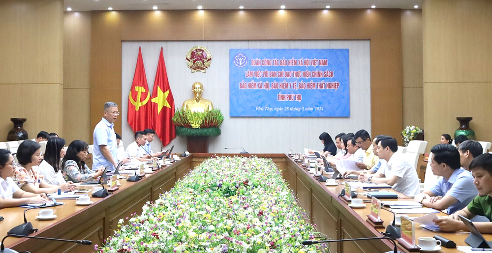 Vietnam Social Insurance collaborates with the Steering Committee to execute social and health insurance programs in the province