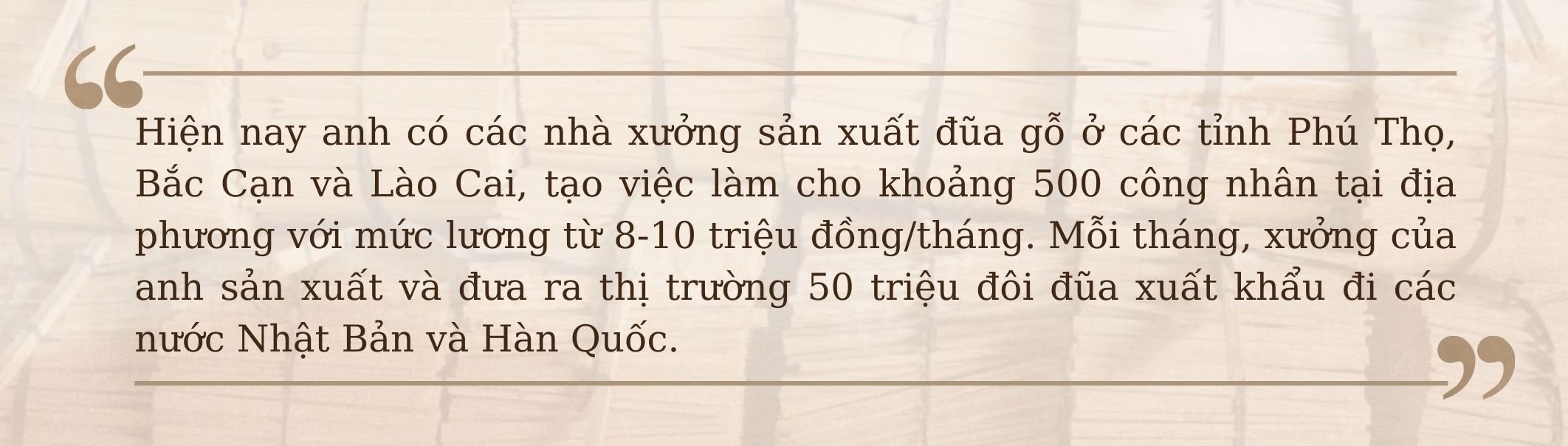 Mang đũa Việt ra thế giới