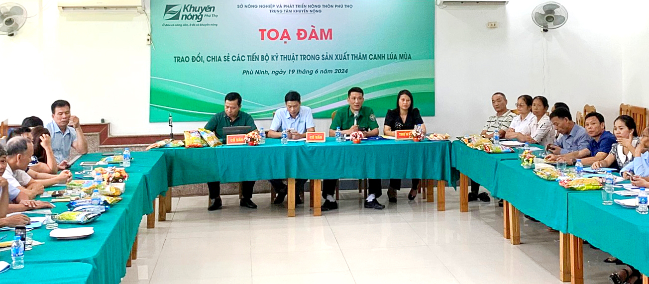 Tọa đàm trao đổi, chia sẻ các tiến bộ kỹ thuật trong sản xuất thâm canh lúa Mùa