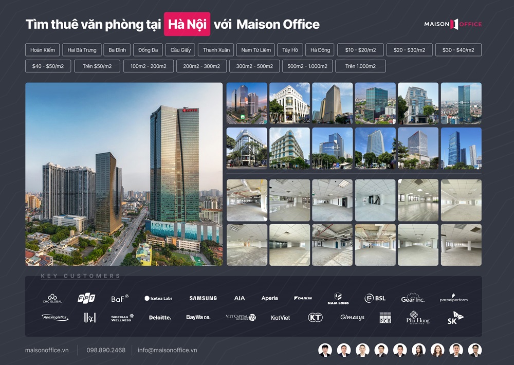 Maison Office - Giải pháp không gian làm việc linh hoạt, hiện đại