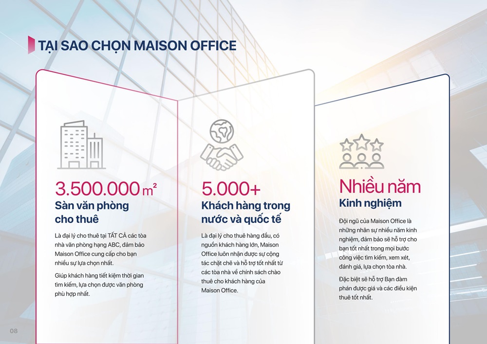 Maison Office - Giải pháp không gian làm việc linh hoạt, hiện đại