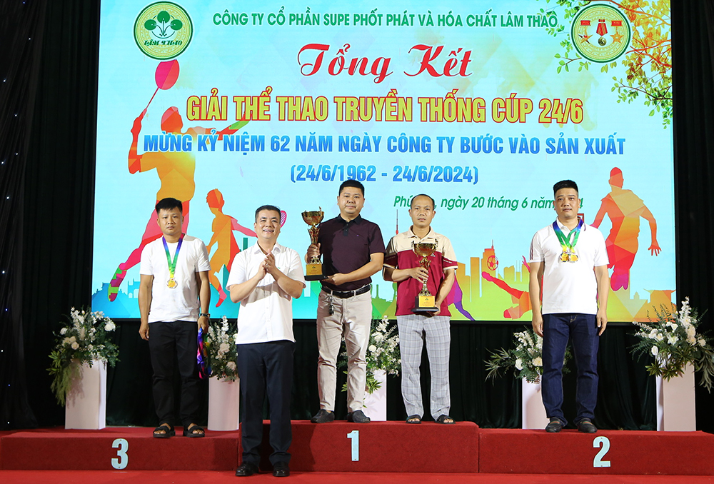 Trao 29 cúp vàng và 78 huy chương tại Giải thể thao truyền thống Cup 24/6