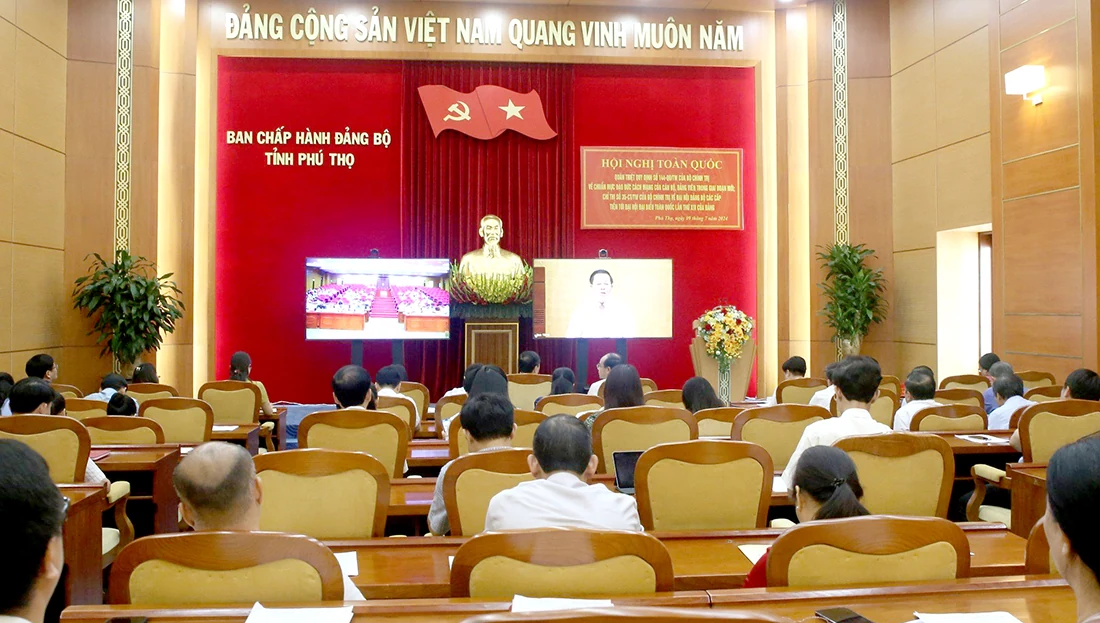 Hội nghị toàn quốc quán triệt Quy định số 144-QĐ/TW và Chỉ thị số 35-CT/TW