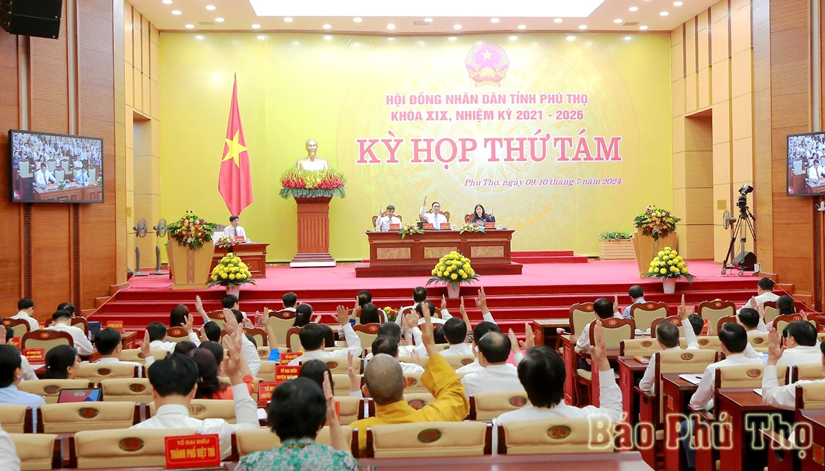 Nghị quyết quyết định điều chỉnh chủ trương đầu tư dự án Trạm bơm tiêu Sơn Tình, huyện Cẩm Khê, tỉnh Phú Thọ