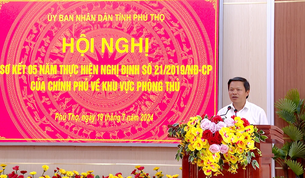 Phú Thọ tập trung xây dựng khu vực phòng thủ vững chắc