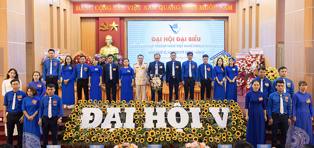 The 5th Congress of Vietnam Youth Union of Lam Thao district, term 2024-2029