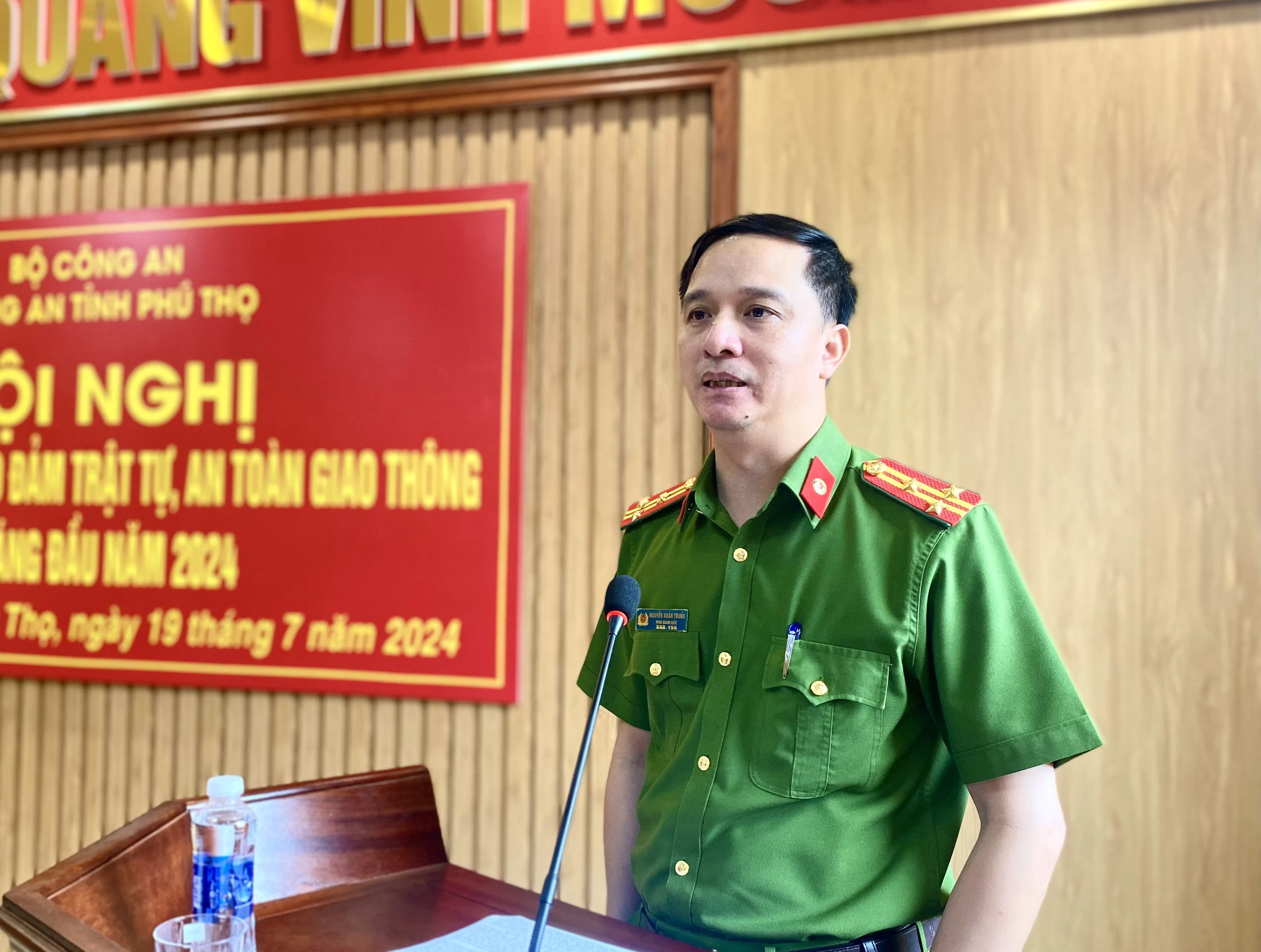 Công an tỉnh: Sơ kết công tác bảo đảm trật tự, an toàn giao thông 6 tháng đầu năm 2024