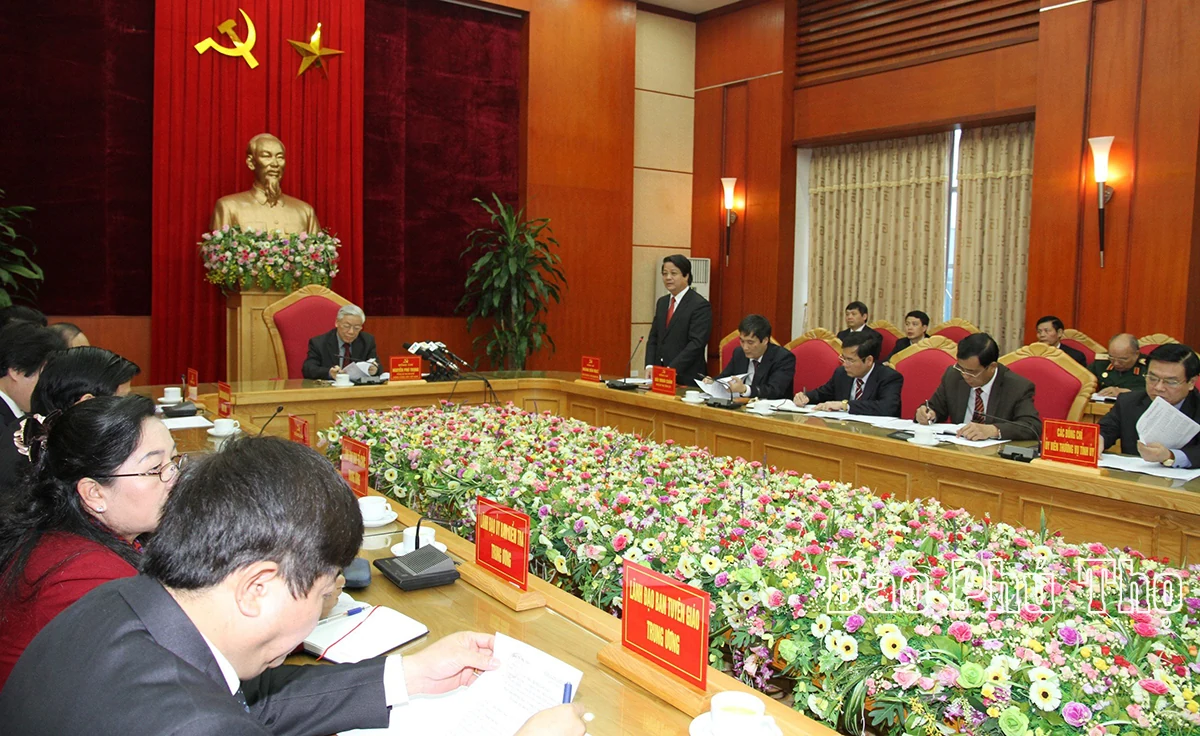 Lời huấn thị về công tác xây dựng Đảng của Tổng Bí thư Nguyễn Phú Trọng trong những lần về thăm, làm việc tại Phú Thọ