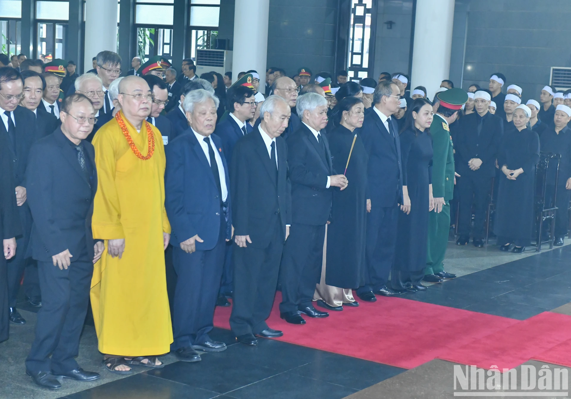 Lãnh đạo Đảng, Nhà nước và Mặt trận Tổ quốc viếng Tổng Bí thư Nguyễn Phú Trọng