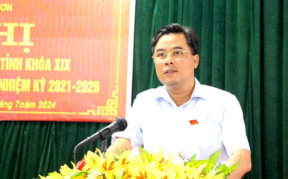 Tiếp xúc cử tri sau Kỳ họp thứ Tám- HĐND tỉnh khoá XIX