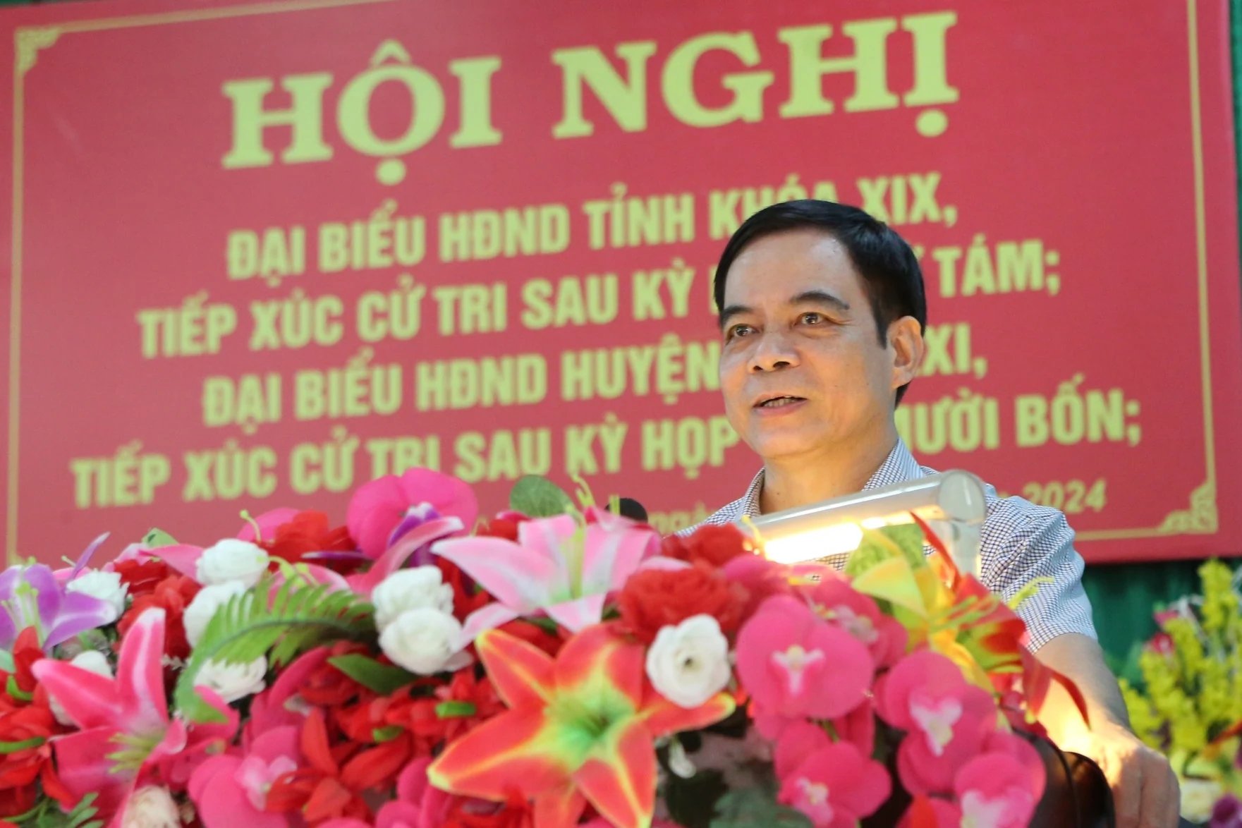 Tiếp xúc cử tri sau Kỳ họp thứ Tám- HĐND tỉnh khoá XIX