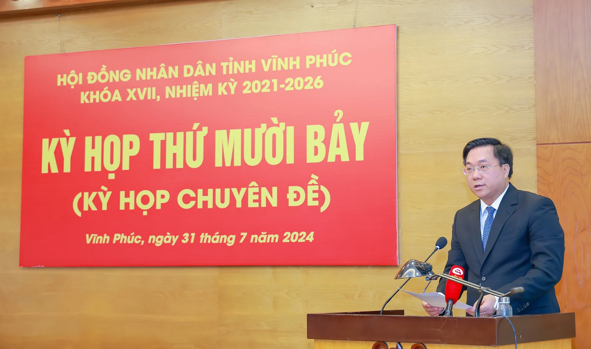 Đồng chí Trần Duy Đông được bầu giữ chức Chủ tịch UBND tỉnh Vĩnh Phúc