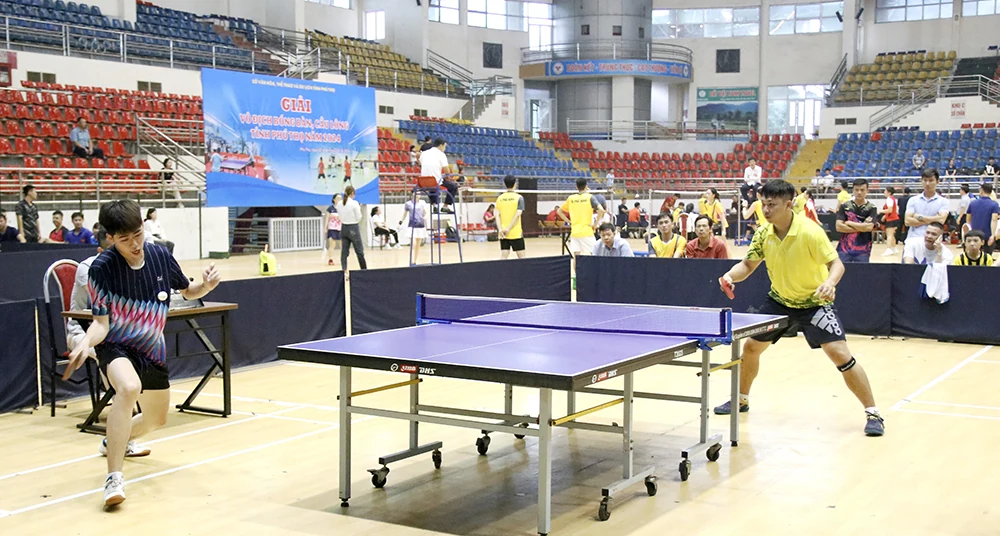 Khai mạc Giải Vô địch Bóng bàn, Cầu lông tỉnh Phú Thọ