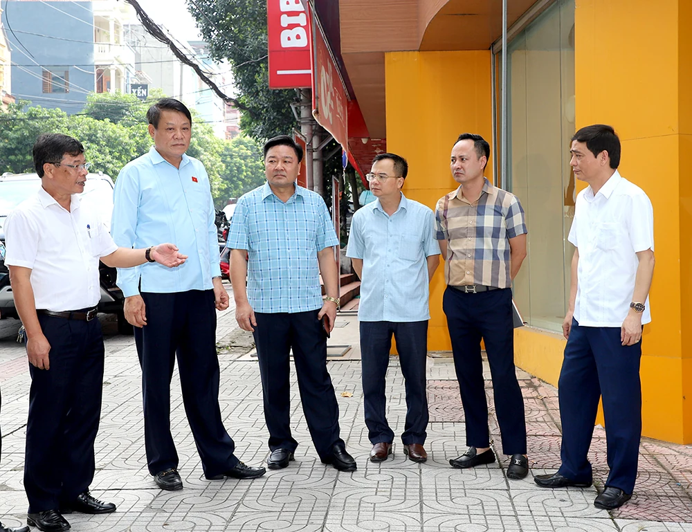 Đoàn Đại biểu Quốc hội tỉnh khảo sát việc quản lý, sử dụng, sắp xếp lại, xử lý tài sản công