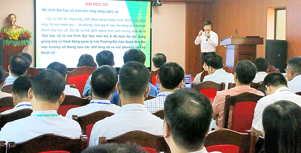 Hội thảo về Chuyển đổi số trong các cơ sở giáo dục chuyên nghiệp