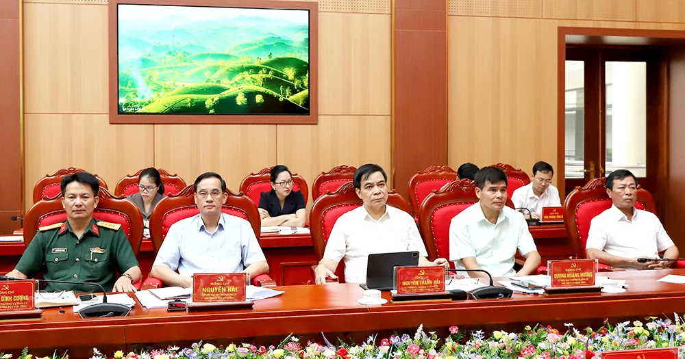 Ban Thường vụ Tỉnh uỷ thông qua nhiều nội dung quan trọng