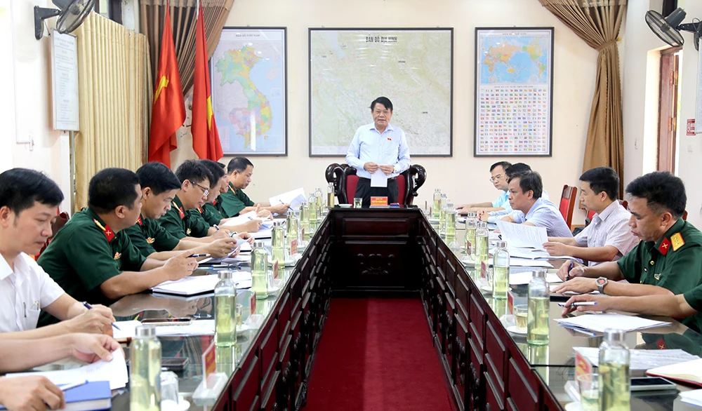Đoàn ĐBQH tỉnh: Khảo sát việc thực hiện chính sách pháp luật về quản lý, sử dụng, sắp xếp lại tài sản công