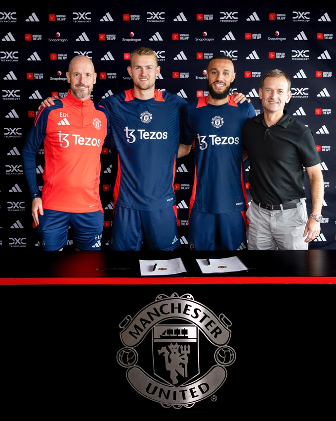 MU công bố 2 tân binh De Ligt và Mazraoui