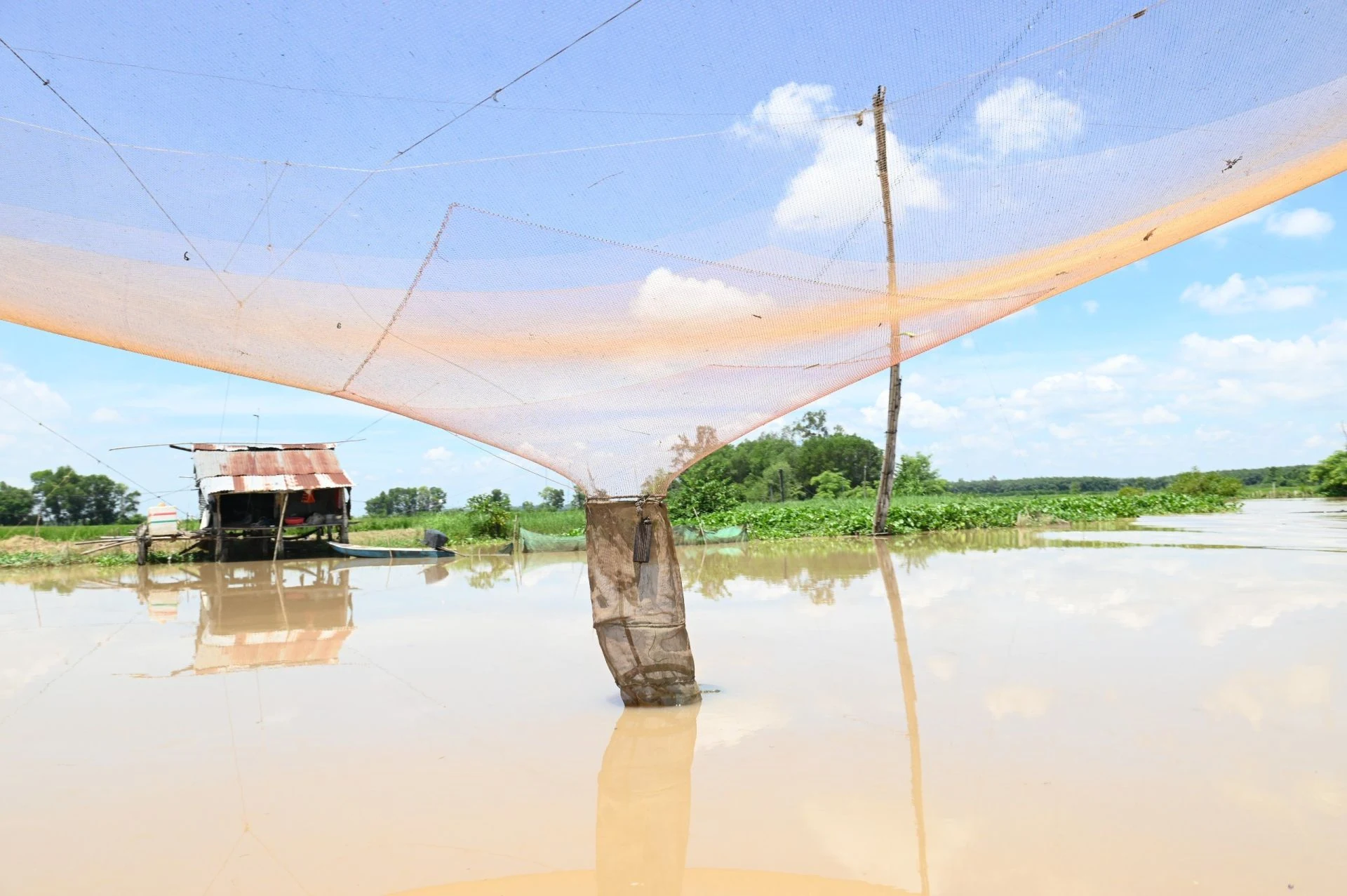 Nơi sông Vàm chảy vào Tây Ninh