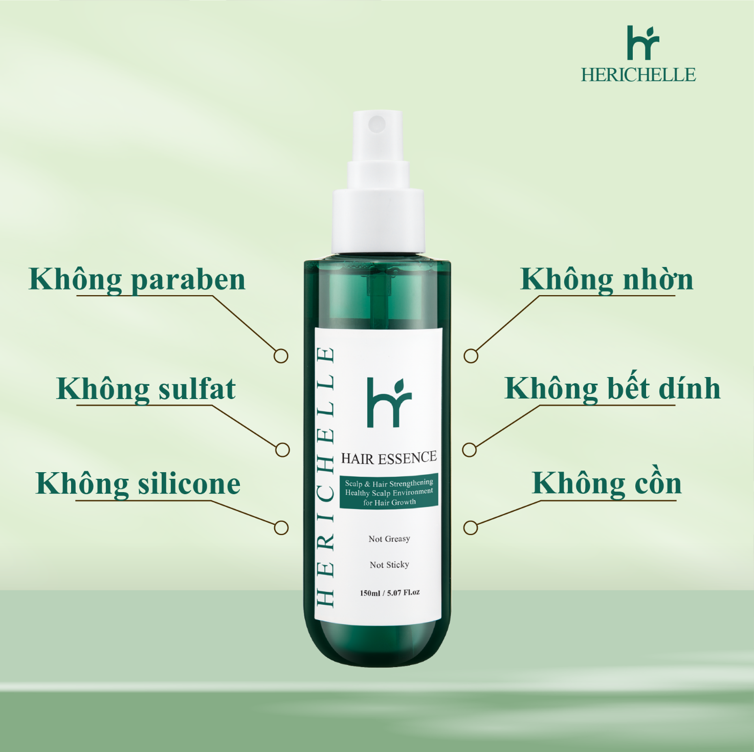 Tinh chất dưỡng tóc Herichelle - Chân ái cho mái tóc dày đẹp của top 5 hoa hậu Miss Grand.
