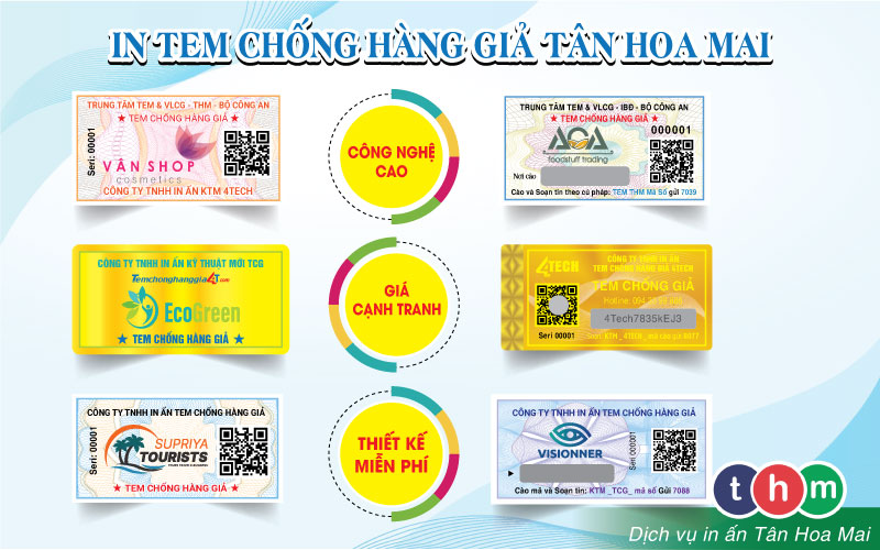 Tiêu chí chọn đơn vị in tem chống hàng giả uy tín, đạt chất lượng