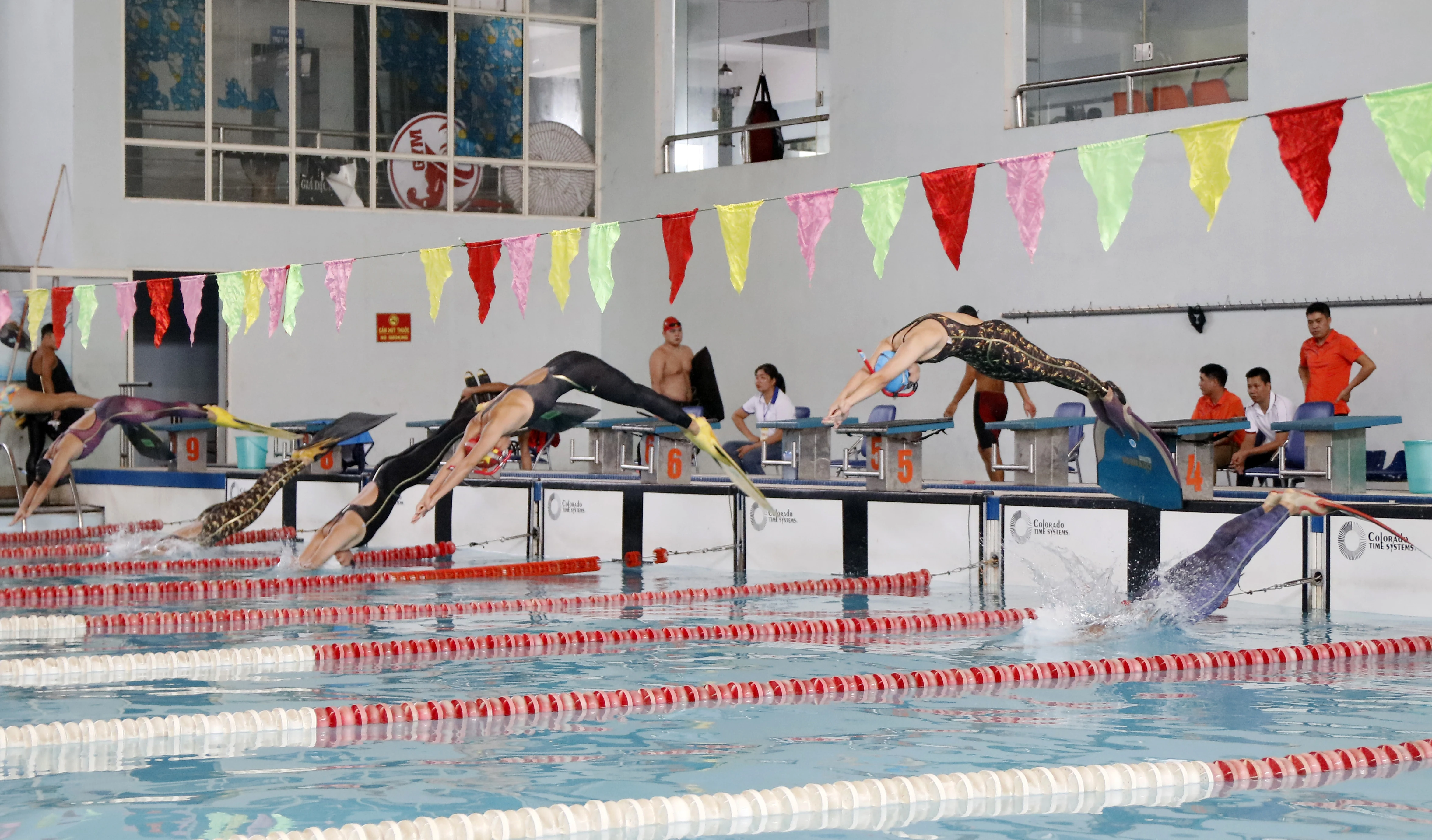 Phu Tho wins 7 gold medals at the National Swimming-Diving Club Championship