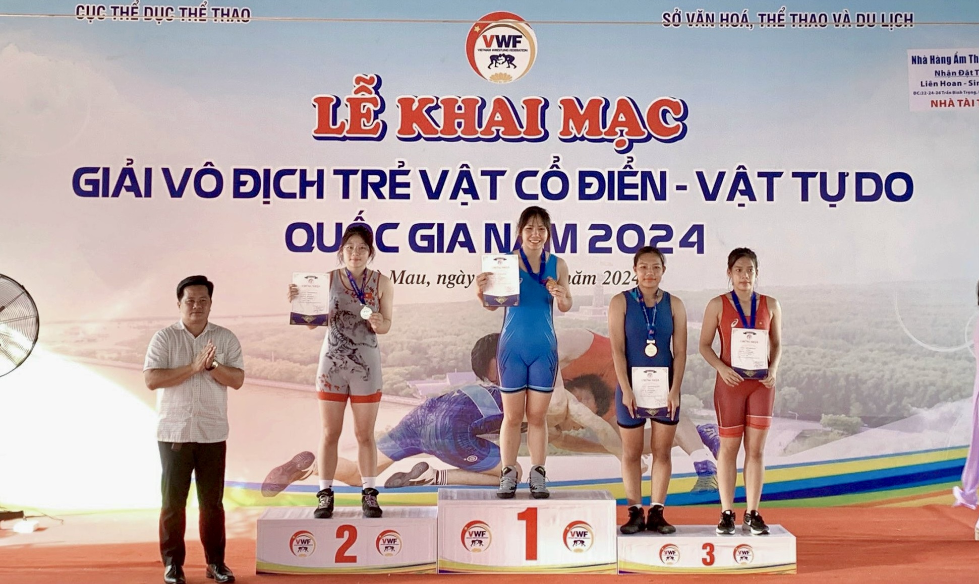 Phu Tho Wins 6 Medals at the National Youth Greco-Roman and Freestyle Wrestling Championship