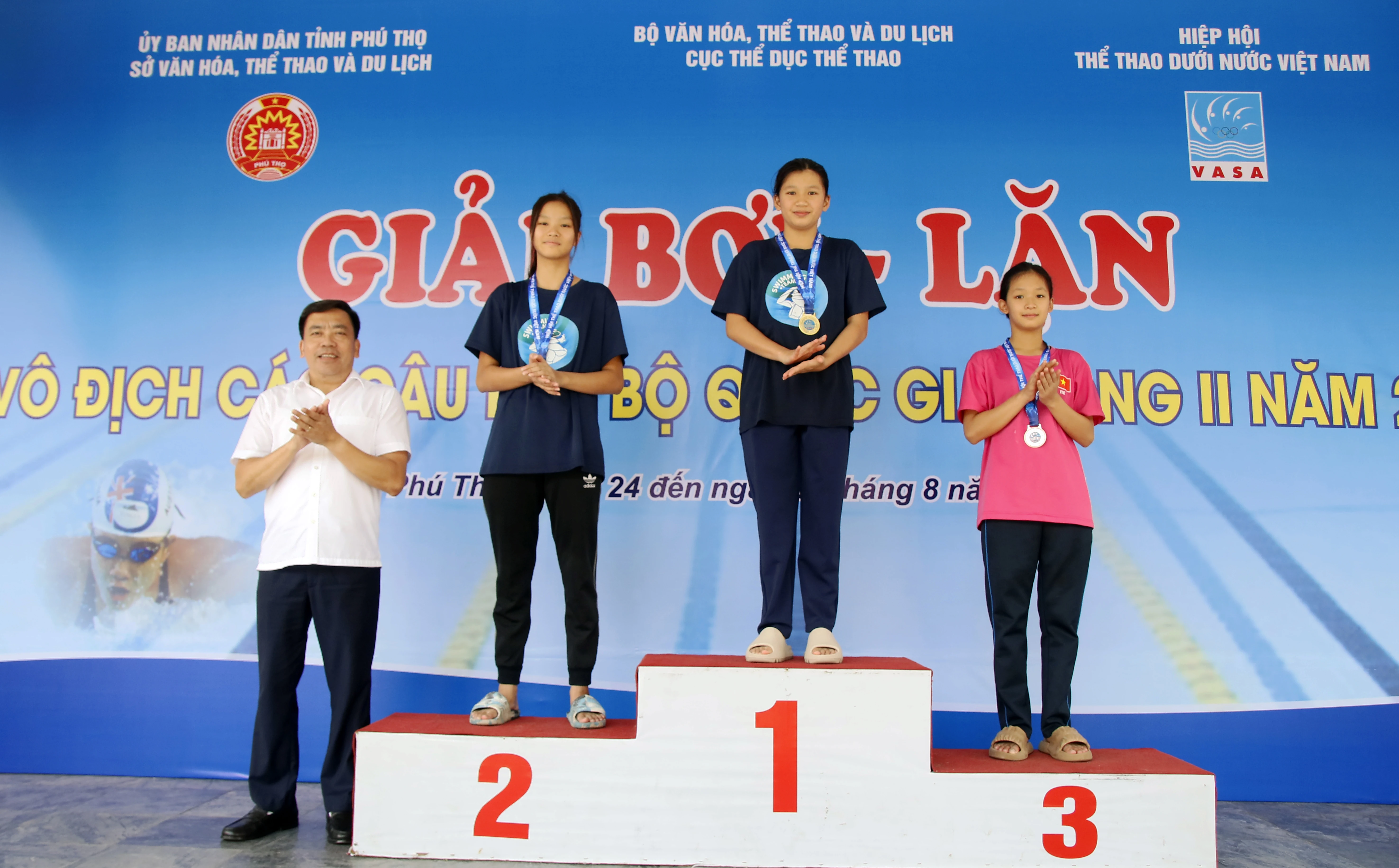 Phú Thọ tiếp tục gặt hái “vàng” tại Giải Bơi - Lặn các CLB Quốc gia