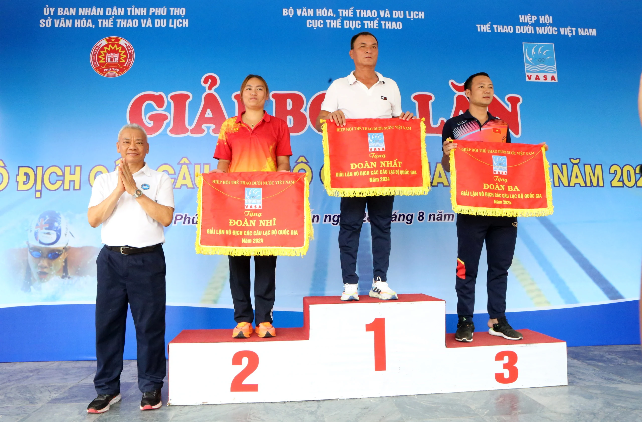 Phú Thọ xếp thứ Ba toàn đoàn môn Lặn tại Giải Bơi - Lặn vô địch các CLB Quốc gia