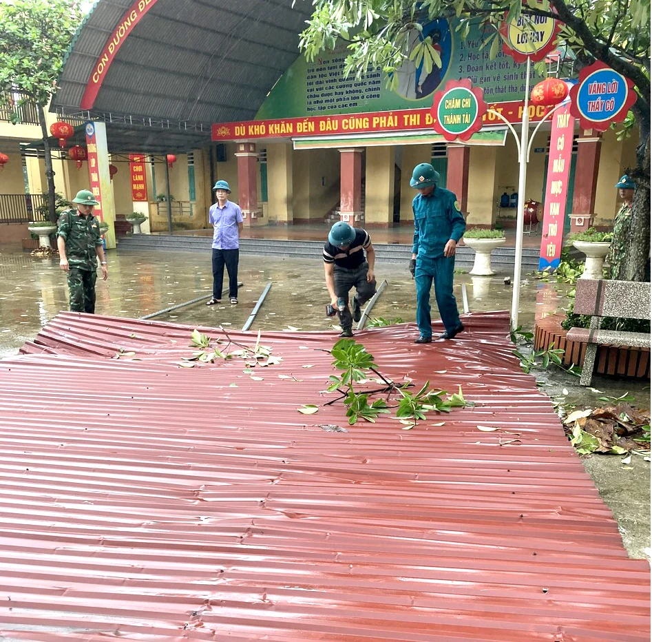 Các địa phương tập trung khắc phục thiệt hại sau Cơn bão số 3