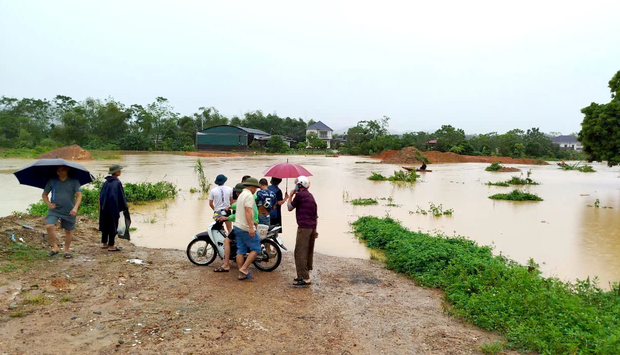 Đề phòng nước sông Bứa dâng cao trở lại
