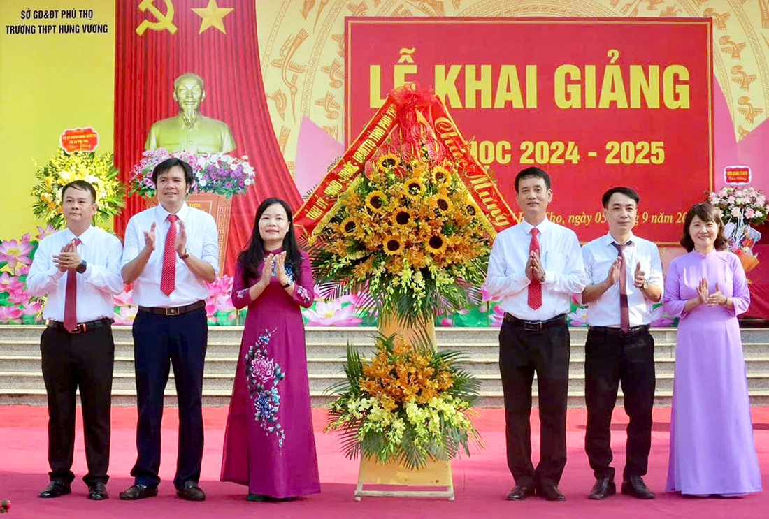 Phú Thọ: Trên 397.000 học sinh khai giảng năm học mới 2024-2025