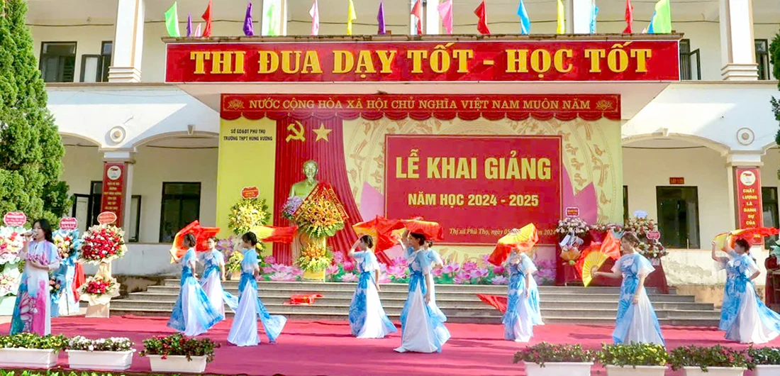 Phú Thọ: Trên 397.000 học sinh khai giảng năm học mới 2024-2025