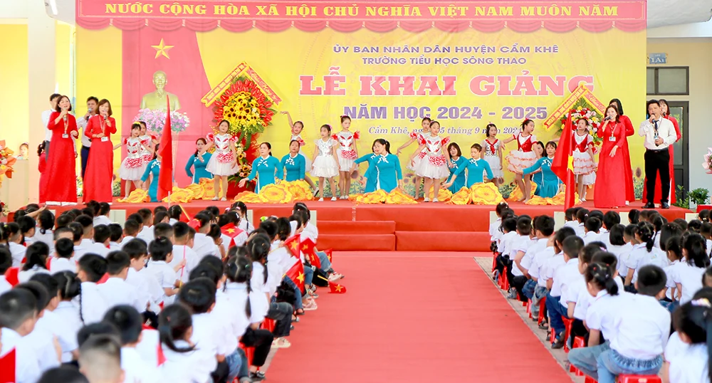 Phú Thọ: Trên 397.000 học sinh khai giảng năm học mới 2024-2025