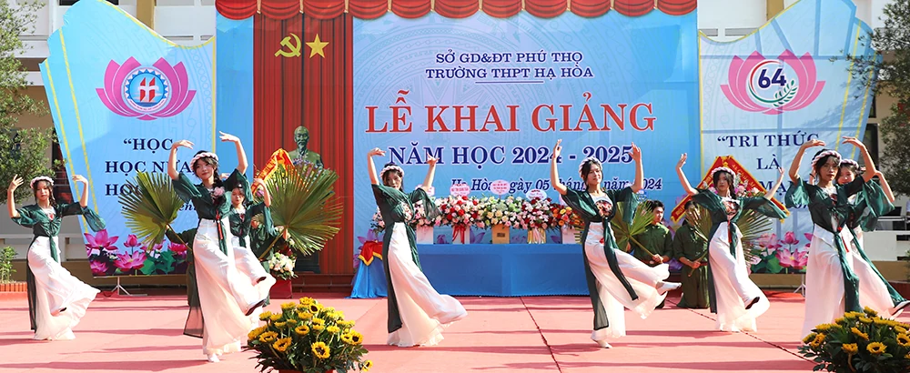 Phú Thọ: Trên 397.000 học sinh khai giảng năm học mới 2024-2025