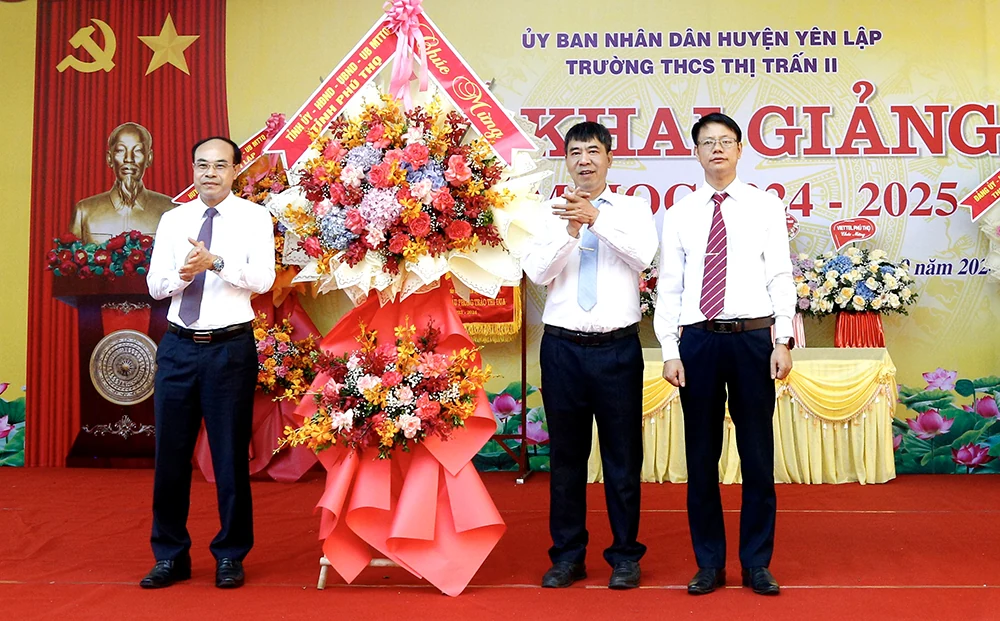 Phú Thọ: Trên 397.000 học sinh khai giảng năm học mới 2024-2025