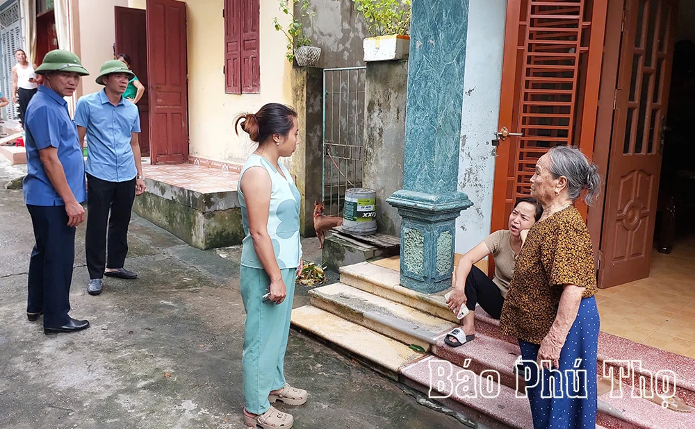 TP Việt Trì khẩn trương di dời người dân khỏi vùng ngập úng
