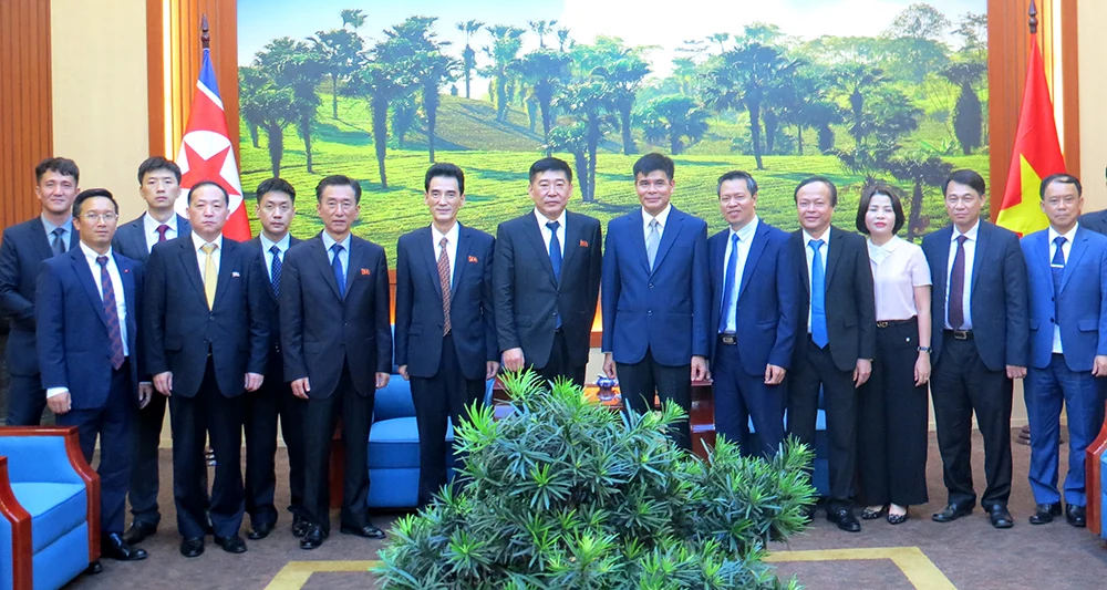 Phú Thọ tiếp và làm việc với đoàn công tác Bộ Ngoại giao Triều Tiên