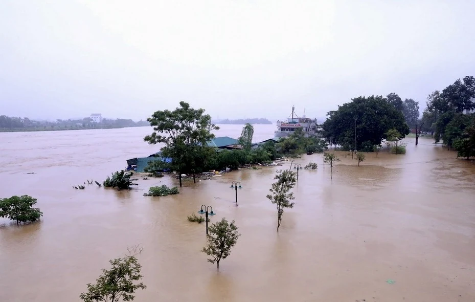 Lũ trên sông Lô khả năng xuống dưới báo động 1