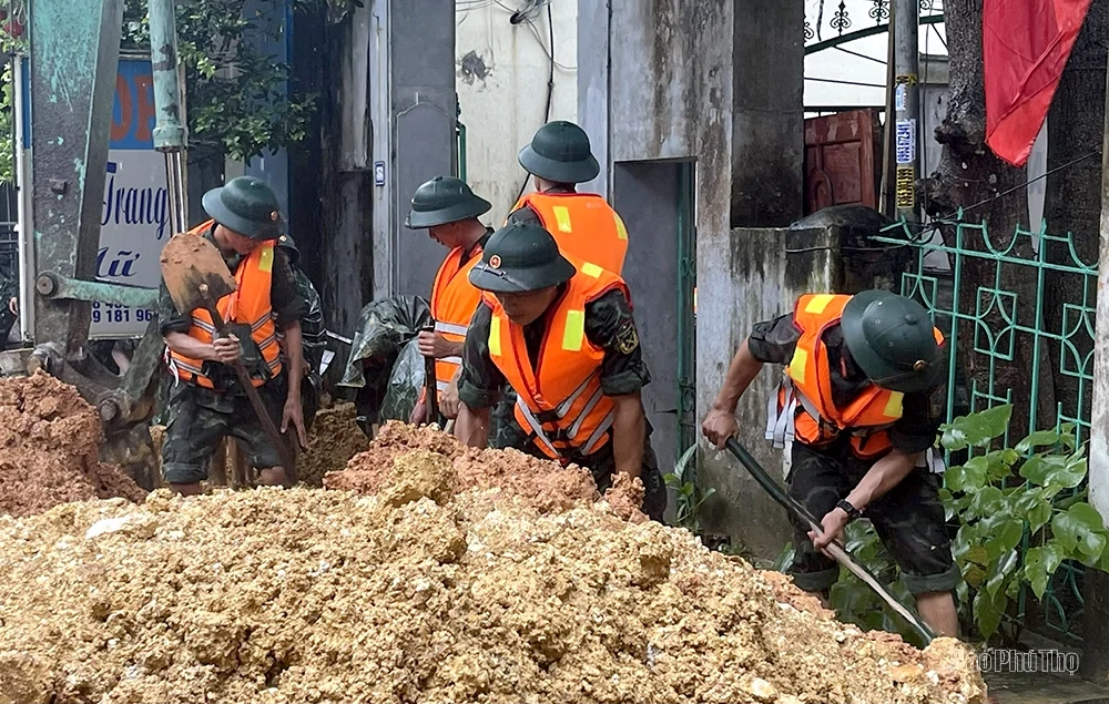 Hạ Hòa căng mình khắc phục hậu quả bão lũ