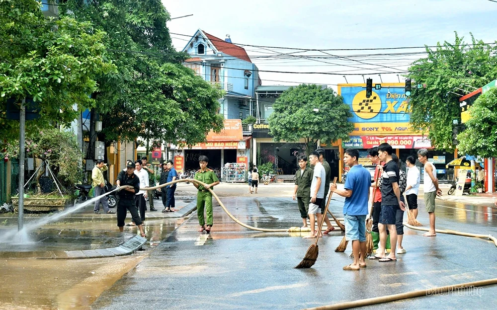 Hạ Hòa căng mình khắc phục hậu quả bão lũ