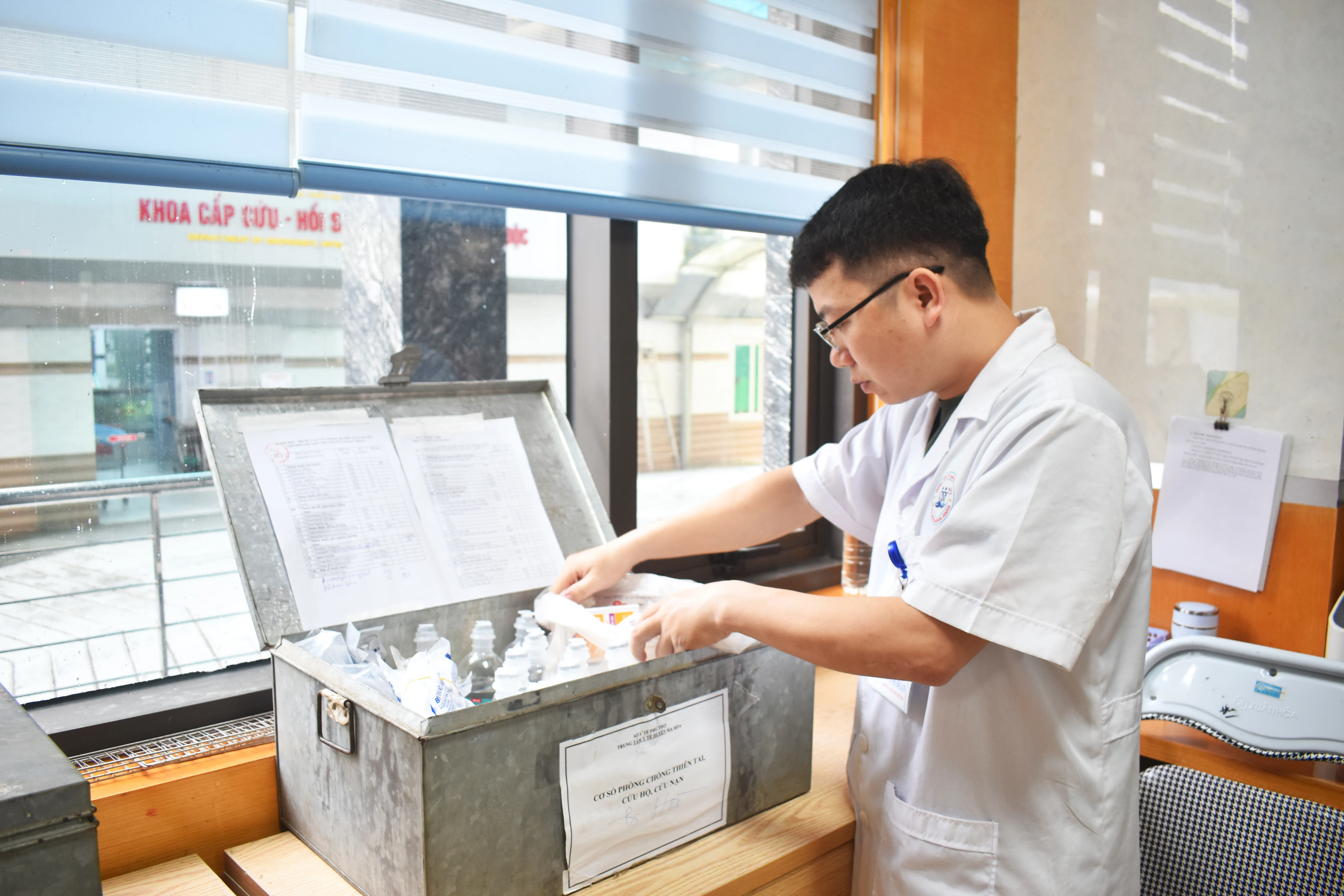 Ngành y tế Hạ Hòa sẵn sàng trước tình hình ngập lụt trên địa bàn