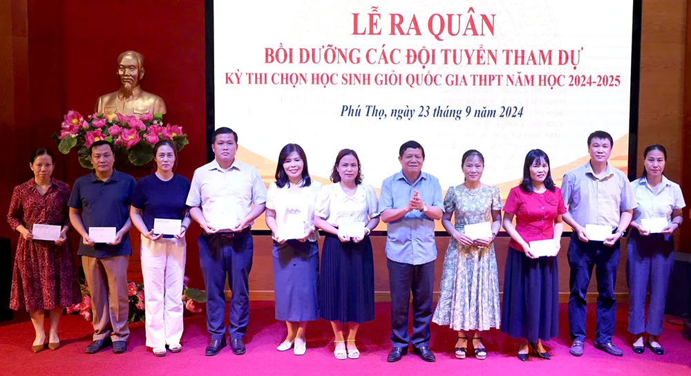 Ra quân bồi dưỡng học sinh giỏi Quốc gia năm học 2024-2025