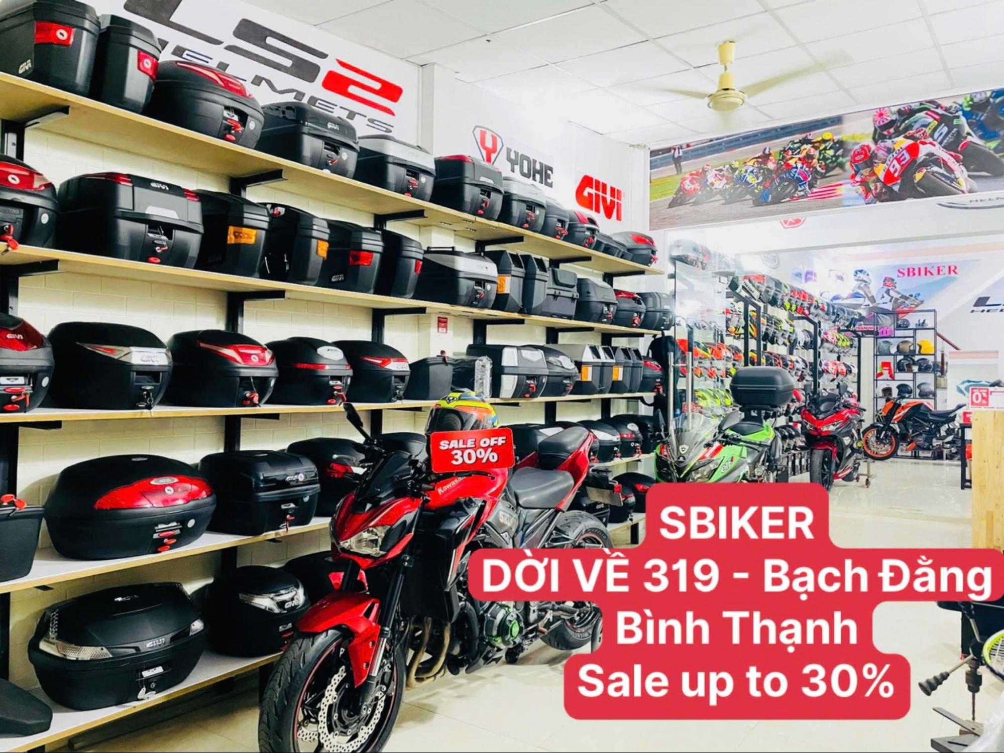 Cảng Givi xe máy Sbiker - Trang bị không thể thiếu trong các chuyến đi dài