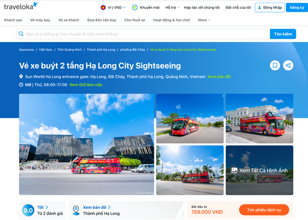 Khám phá Hạ Long một cách trọn vẹn với xe bus 2 tầng