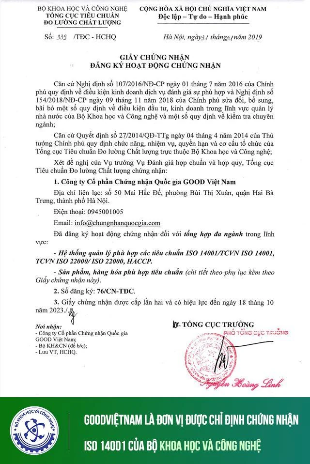 Tầm quan trọng của ISO 14001 trong quản lý rủi ro môi trường