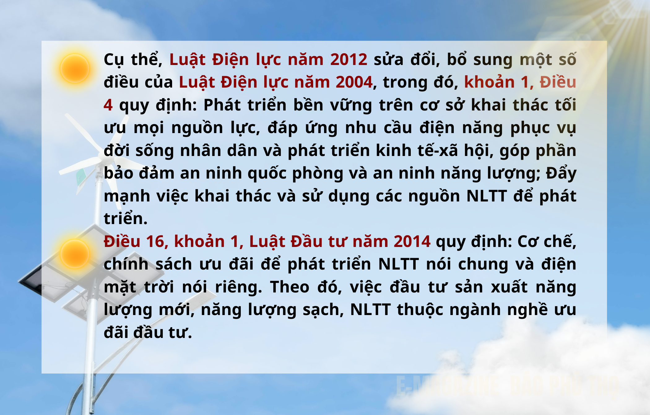Để năng lượng xanh phát huy hết tiềm năng