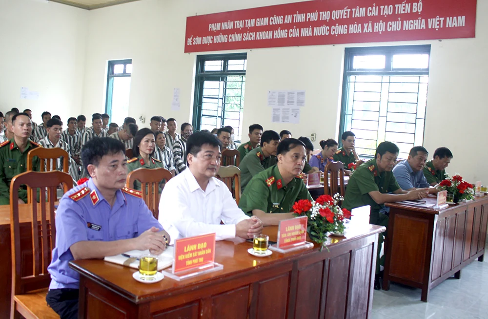 Công an tỉnh tổ chức Lễ công bố Quyết định đặc xá của Chủ tịch nước năm 2024