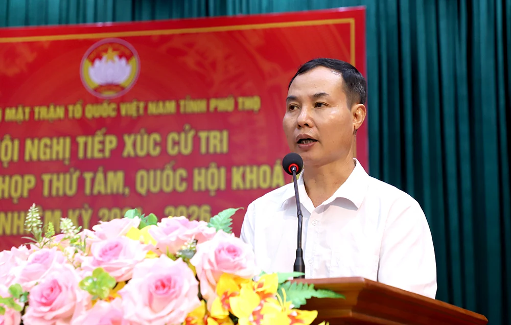 Đại biểu Quốc hội tiếp xúc cử tri trước Kỳ họp thứ Tám, Quốc hội khóa XV